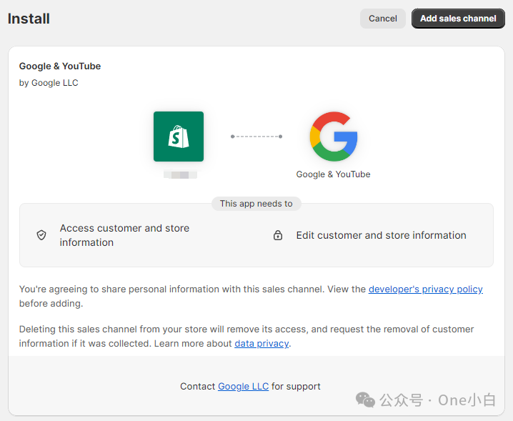 Shopify 在线商店如何安装设置 Google & YouTube 销售渠道? Shopify 在线商店如何安装设置 Google & YouTube 销售渠道?