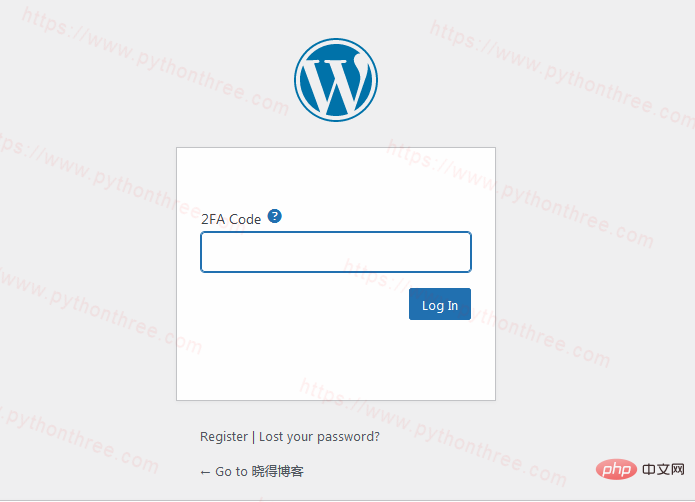 教你如何给wordpress添加双因素身份验证