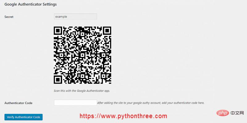 Google-authenticator设置二维码 Google-authenticator设置二维码